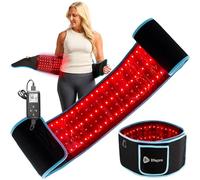 Lifepro Cinturón de terapia de luz roja, terapia de luz infrarroja cercana, alivio del dolor muscular, alivio de la inflamación, alivio del dolor en las articulaciones del codo, terapia del dolor de