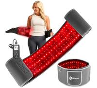 Lifepro Cinturón de terapia de luz roja, terapia de luz infrarroja cercana para el dolor, terapia de luz roja para cuerpo, alivio de músculos, inflamación, cinturón de luz roja para la articulación