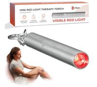 LifePro Lumicure - Mini terapia de luz roja de 3.5 pulgadas para cuerpo, articulaciones y músculos, dispositivo portátil de terapia de luz roja de bolsillo, terapia de luz roja LED para cara y cuerpo