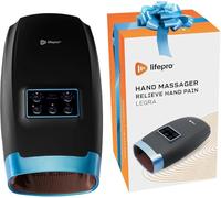 LifePro Masajeador de para artritis, túnel carpiano y articulaciones rígidas, masajeador de manos, muñecas y dedos con calor y compresión, alivio del dolor de artritis para manos, terapia de