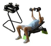 LifePro Soporte ajustable para mancuernas: compatible con mancuernas ajustables PowerUP Plus, PowerUp y PowerFlow Plus, estante duradero para mayor seguridad y comodidad durante el entrenamiento
