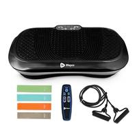 LifePro Waver - Máquina de Ejercicio con Placa de vibración para Entrenamiento de Cuerpo Completo, 99 Niveles de Velocidad, Bandas de Resistencia, Control Remoto, Fitness en casa y Plataforma de