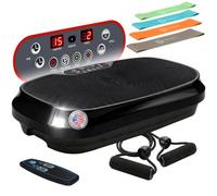 LifePro Waver Mini - Plataforma Vibratoria Compacta 99 Velocidades, Negro