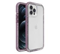 LifeProof para Apple iPhone 12 Pro Max, Funda fina a prueba de golpes, polvo y nieve, Next Series, Transparente/Morado
