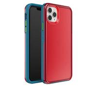 LifeProof Slam - Funda Anti Caídas deportiva para Apple iPhone 11 Pro Max contorno azul, trasera rosa