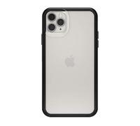 LifeProof Slam - Funda Anti Caídas deportiva para Apple iPhone 11 Pro Max contorno negro, trasera transparente