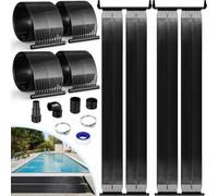 LIFERUN Calentador Solar para Piscinas 500x150 cm, Calentador Agua Piscina Solar, Calentador Solar de Piscina, Calentador Piscina Solar, Piscina de 7.5㎡ hasta 40000L Contenido de Agua, Protección UV