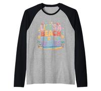 Life'S A Beach Enjoy The Waves Vacaciones de Verano - Camiseta Manga Raglan