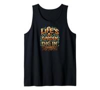 Life's A Garden Dig In Gardening Lover Roots Design Camiseta sin Mangas
