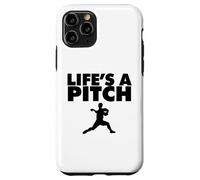 Life'S a Pitch Funny Baseball Pitcher Life'S a Pitch Carcasa para iPhone 11 Pro