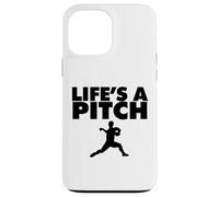 Life'S a Pitch Funny Baseball Pitcher Life'S a Pitch Carcasa para iPhone 13 Pro MAX