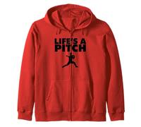 Life'S a Pitch Funny Baseball Pitcher Life'S a Pitch Sudadera con Capucha