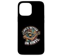 Life'S Better On Vinyl Record Player Retro Music Lover Carcasa para iPhone 13 Pro MAX