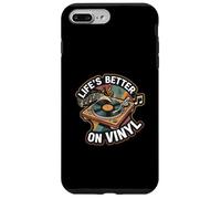 Life'S Better On Vinyl Record Player Retro Music Lover Carcasa para iPhone 7 Plus/8 Plus