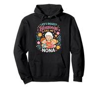 Life'S Biggest Blessings Call Me Nona Italian Grandma Sudadera con Capucha