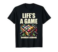 Life's Game Snooker's Serious Snooker Cue Ropa deportiva Camiseta
