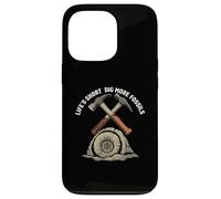 Life's Short Dig More Fossils Paleontology Hunter Geologist Carcasa para iPhone 13 Pro