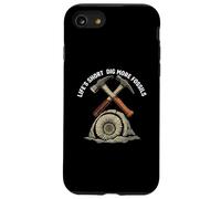 Life's Short Dig More Fossils Paleontology Hunter Geologist Carcasa para iPhone SE (2020) / 7 / 8