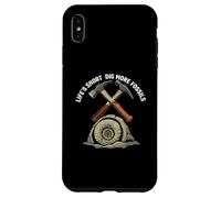 Life's Short Dig More Fossils Paleontology Hunter Geologist Carcasa para iPhone XS Max