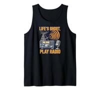 Life'S Short Play Radio Ham Amateur Operator Camiseta sin Mangas