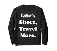 Life's Short, Travel More Adventure Manga Larga