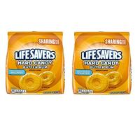 Lifesavers Butter Rum 14.5 ounce bags - Pack of Two - Individually Wrapped - Perfect to Share