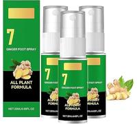 Lifesparking 7 Day Feet Callus Remover, Foot Ginger Nourishing Spray Features a Fast-Acting Formula, Simply Spray onto Dry, Rough Areas, Wait a Few Minutes,And Gently Wipe Away Dead Skin (3 pcs)