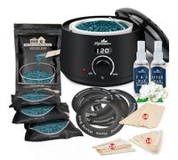 Lifestance Calentador de Cera Depilatoria Digital Profesional Incluye 42 Accesorios Profesionales para Depilación en Casa para Todo Tipo de Cabello,Cejas, Faciales, Bikini