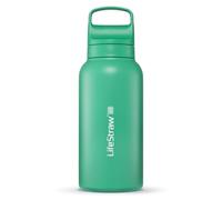 LifeStraw Go Series - Botella aislada con filtro de agua de acero inoxidable para viajes y uso diario Elimina bacterias, parαsitos y microplαstic