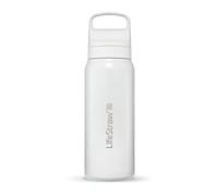 LifeStraw Go Series - Botella de acero inoxidable con filtro de agua, Filtra bacterias, parasitos y microplasticos 700 ml