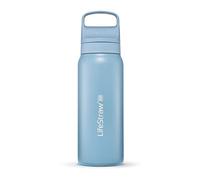LifeStraw Go Series - Botella de acero inoxidable con filtro de agua, Filtra bacterias, parasitos y microplasticos 700 ml