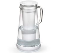 LifeStraw Home 7-Cup Glass Silicone Pitcher, Jarra, Blanco Onesize WHITE