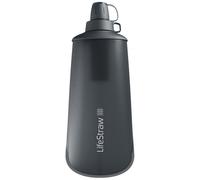 LifeStraw Peak Series Botella Collabsible Squeeze, 1L, gris oscuro 1000ml Dark Grey