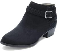 LifeStride Botín Adriana, Botas Cortas al Tobillo Mujer, Black Micro, 36 EU