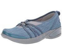 LifeStride BZees Zapatos de Ballet Niche para Mujer, Azul (Tela Vaquera Lavada.), 38 EU
