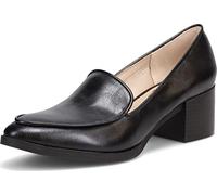 LifeStride Devyn Block Heel Loafer, Mocasín Mujer, Black, 39 EU