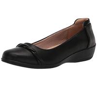 LifeStride Resistente a los Golpes, Mocasín Mujer, Negro, 41 EU Ancho