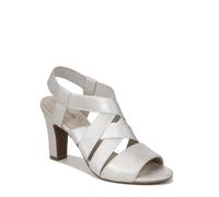 LifeStride Sandalia Charlotte para mujer, plata, 39 EU Ancho