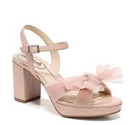 LifeStride Sandalia de Vestir con Plataforma Last Dance, talón Mujer, True Rouge, 38 EU Ancho