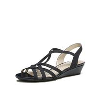 LifeStride Sandalias de cuña Yaya para mujer, azul marino (Lux Navy), 5.5