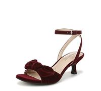LifeStride Sandalias de tiras Nola, Terciopelo rojo baya, 9 Wide