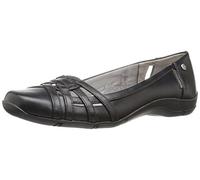 LifeStride Women's Diverse Flat, Black, 10 M US