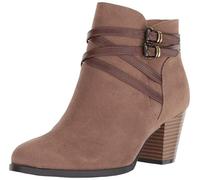 LifeStride Women's Jezebel Ankle Bootie Boot, tan, 7 W US