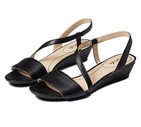 LifeStride Womens Yasmine Sandal Black Synthetic 7.5 M