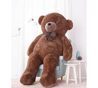 Lifestyle & More Manta de Terciopelo Suave Oso de Peluche Gigante 140 cm XXL