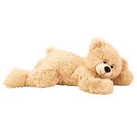 Lifestyle & More Oso de Peluche dormilón 60 cm Manta de Terciopelo Suave