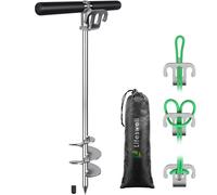 Lifeswell Anclaje de Arena para Barcos, Acero Inoxidable, Anclaje para Bancos de Arena para Aguas Poco Profundas, Motos acuáticas, Kayak, Kit de Anclajes para Botes pontones