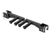 Lifeswell Attacco per barra per immersioni per power rack da 2 x 2 pollici e 3 x 3 pollici, maniglie larghe e strette antiscivolo,capacità di carico di 500 libbre,attacco per squat rack per immersioni
