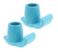 Lifeswonderful - 2x Esquís Deslizantes de Plastico para Andadores Zimmer (Azul, 25mm)