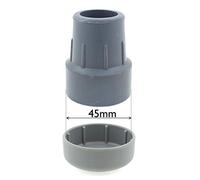 Lifeswonderful - Deslizadores de Plástico para Andadores y Marcos para Caminar para Férula con Base de 45mm (2)